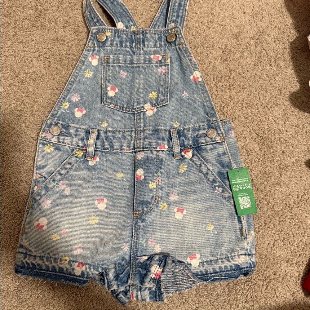 Gap Minnie Denim Overalls
